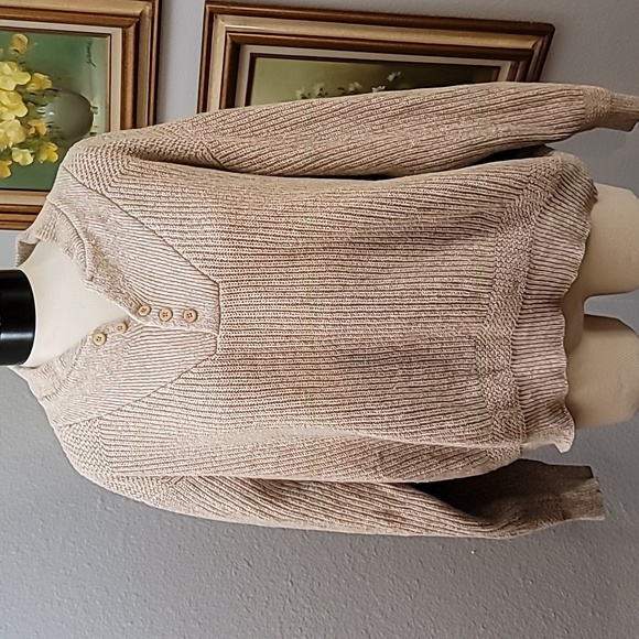 Cabela's Sweaters Cabelas Mens Tan Sweater Size Large Cotton Poshmark